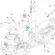 Husqvarna anya 1/4 col UNC elektromos R 112C, R 214TC riderhez robbantott ábra