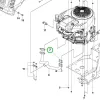 Husqvarna szívócső tömítés R 214TC, R 318X, R 112C riderhez robbantott ábra