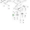 Husqvarna csapágyas szíjtárcsa SPA 90 mm R 318X, R 316TX AWD riderhez robbantott ábra