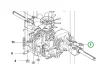 Husqvarna hidrosztatikus hajtómű K46H R 214TC, R 318X riderhez robbantott ábra
