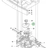 Husqvarna kiegyenlítő tartály hajtóműhöz R 214TC, R 318X riderhez robbantott ábra