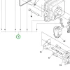 Husqvarna légszűrő ház 226HD75S, 226HS99S sövényvágóhoz robbantott ábra