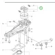 Husqvarna kuplung egység 522HD60X, 322HD60 sövényvágóhoz robbantott ábra