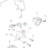 Husqvarna gyújtásrendszer fedél T435, T525, 543 XP láncfűrészhez robbantott ábra
