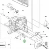 Husqvarna láncfék hajtóelem T435, 543 XP láncfűrészhez robbantott ábra