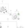 Husqvarna kuplungdob csapágy T435, T525 láncfűrészhez robbantott ábra