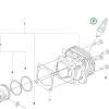 Husqvarna gyújtógyertya 540 XP Mark III, 543 XP láncfűrészhez robbantott ábra