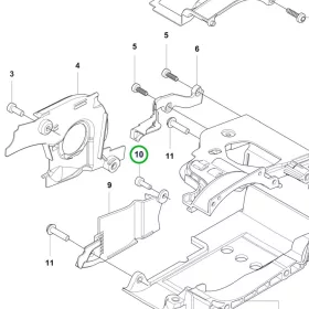 Husqvarna csapszeg T525, 543 XP, 540 XP Mark III láncfűrészhez robbantott ábra
