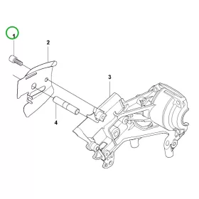 Husqvarna csapszeg T435, T525, T540 XP Mark III láncfűrészhez robbantott ábra