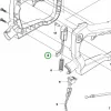 Husqvarna emelőkar hátsó fogantyúhoz 226HD75S sövényvágóhoz robbantott ábra