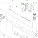 Husqvarna tartóhurok 525PT5S, 530iPT5 ágvágóhoz robbantott ábra