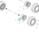 Husqvarna kerékfelni R 214TC, R 216T AWD, R 316TX AWD riderhez robbantott ábra