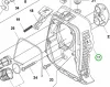 Husqvarna légszűrő tartó kpl. 545RX, 545FR fűkaszához robbantott ábra