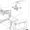 Husqvarna gázkar 226HD75S sövényvágóhoz robbantott ábra