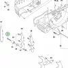Husqvarna forgattyúház csavar 365, 372 XP, 562 XP láncfűrészhez robbantott ábra