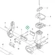 Husqvarna torx csavar M5x25 T27 525RX Mark II fűkaszához robbantott ábra