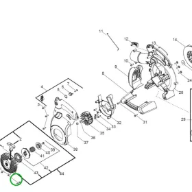 Husqvarna hengerfedélcsavar GT26L géphez robbantott ábra
