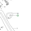 Husqvarna tengelycsavar 13. és 17. pozíció 129C, 128C szegélyvágóhoz robbantott ábra