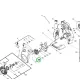 Husqvarna lendkerék alátét 125B, 125BVx lombfúvóhoz robbantott ábra