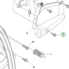 Husqvarna Torx T25 csavar 15,1 mm 120 Mark II láncfűrészhez robbantott ábra
