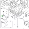 Husqvarna láncfogó 120 Mark II, 130, 136, 137 láncfűrészhez robbantott ábra