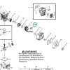 Husqvarna primer pumpa 125B, 125BVx lombfúvóhoz robbantott ábra