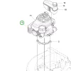 Husqvarna gyújtógyertya RN12YC Kawasaki motorhoz LC 551SP fűnyíróhoz robbantott ábra