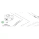 Husqvarna fülesbilincs 19,2 és 21,8 mm R 216T AWD riderhez robbantott ábra