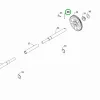 Husqvarna fúrt szegecs meghajtáshoz ST 330, ST 230 hómaróhoz robbantott ábra