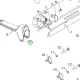 Husqvarna rögzítőcsap fogantyú ST 276EP, ST 327P, ST 427 hómaróhoz robbantott ábra