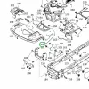 Husqvarna alátétes csavar 5/16 UNC x 3/4 col TS 342 fűnyírótraktorhoz robbantott ábra