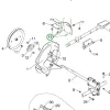 Husqvarna kocsicsavar 5/16 UNC csigaház ST 276EP, ST 327P hómaróhoz robbantott ábra
