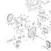 Husqvarna csigaház csavar ST 224, ST 227, ST 230 hómaróhoz robbantott ábra