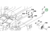 Husqvarna késkuplung bowden konzol TC 342, TC 338 fűnyírótraktorhoz robbantott ábra