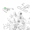 Husqvarna kézi kuplung egység TS 142, TC 142T fűnyírótraktorhoz robbantott ábra