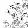 Husqvarna tartócsavar TS 342, TS 242, TC 342 fűnyírótraktorhoz robbantott ábra