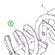 Husqvarna jobb csiga komplett 30 col ST 230, ST 230P hómaróhoz robbantott ábra