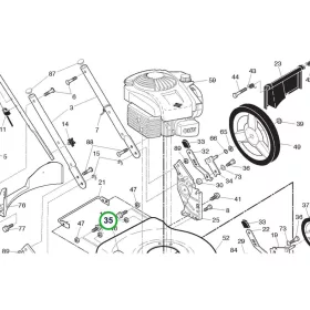 Husqvarna anya 5/16" LC 153 fűnyíróhoz robbantott ábra