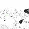 Husqvarna kábel LC 356V, LC 356 AWD, LC 56, LC 56 AWD fűnyíróhoz robbantott ábra