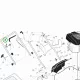 Husqvarna rögzítő 3. pozíció LC 356V, LC 356 AWD, LC 56 fűnyíróhoz robbantott ábra