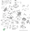 Husqvarna indítókulcs készlet 2 db ST 224, ST 227, ST 230 hómaróhoz robbantott ábra