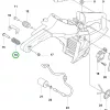 Husqvarna rezgéscsillapító elem kisebb 540 XP Mark III láncfűrészhez robbantott ábra