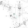 Husqvarna tömítéskészlet 345BT lombfúvóhoz robbantott ábra