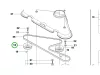Husqvarna szíjtárcsa SPA Combi 112 R 418Ts AWD, P 524 riderhez robbantott ábra