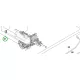 Husqvarna 90 fokos csőcsatlakozó 3/4 col R 418TsX AWD riderhez robbantott ábra