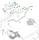 Husqvarna hidraulikatömlő 3/8 col 565 mm R 418TsX AWD riderhez robbantott ábra