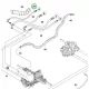 Husqvarna hidraulikatömlő 3/8 col 565 mm R 418TsX AWD riderhez robbantott ábra