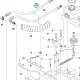 Husqvarna hidraulikatömlő 3/8" 100 bar R 316Ts AWD riderhez robbantott ábra