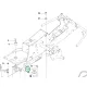 Husqvarna tömítőgyűrű sebességváltó R 214TC, R 216T AWD riderhez robbantott ábra