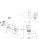 Husqvarna légszűrőház komplett 345BT lombfúvóhoz robbantott ábra